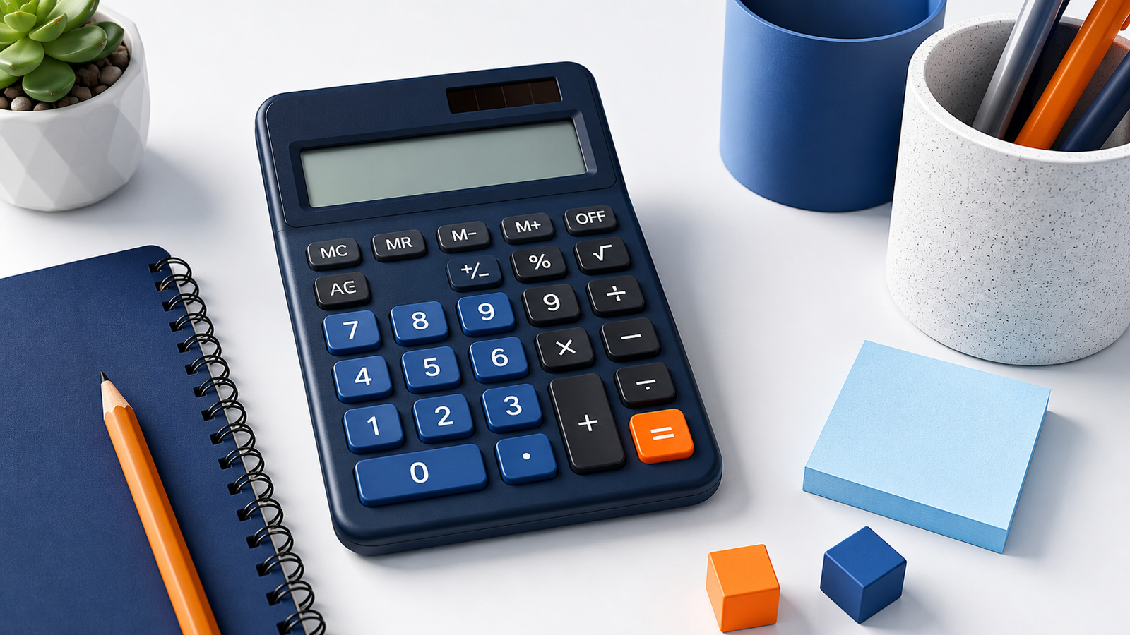 Illustration representing the 4 Function Calculator.