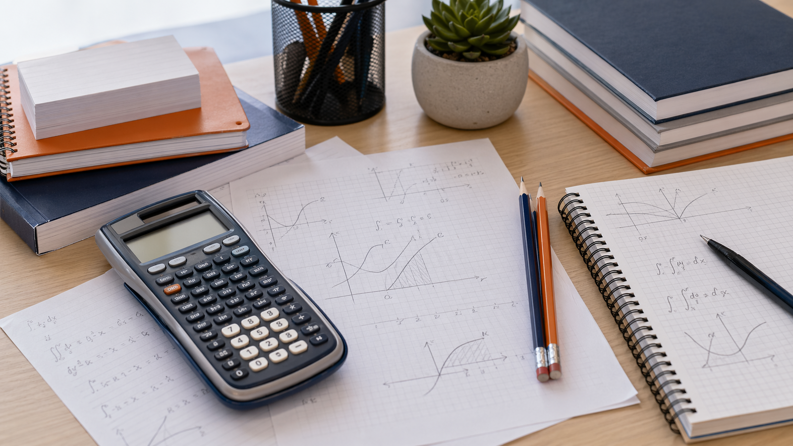 Illustration representing the AP Calculus AB Score Calculator.