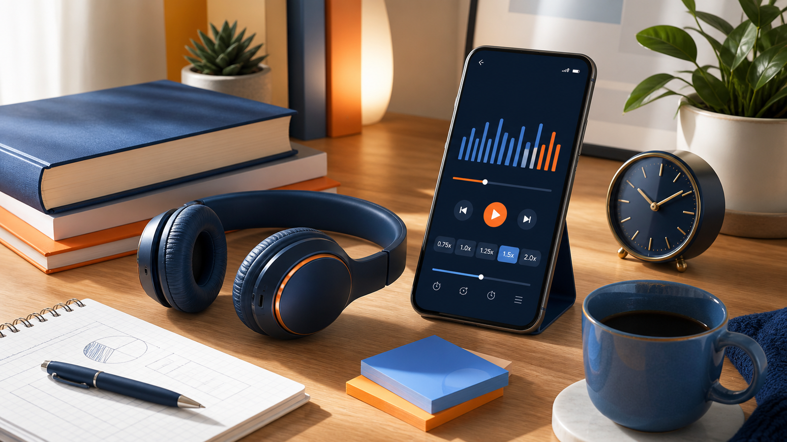 Illustration representing the Audiobook Calculator.