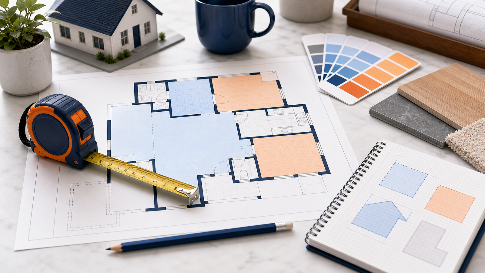 Illustration representing the Calculate Square Feet.