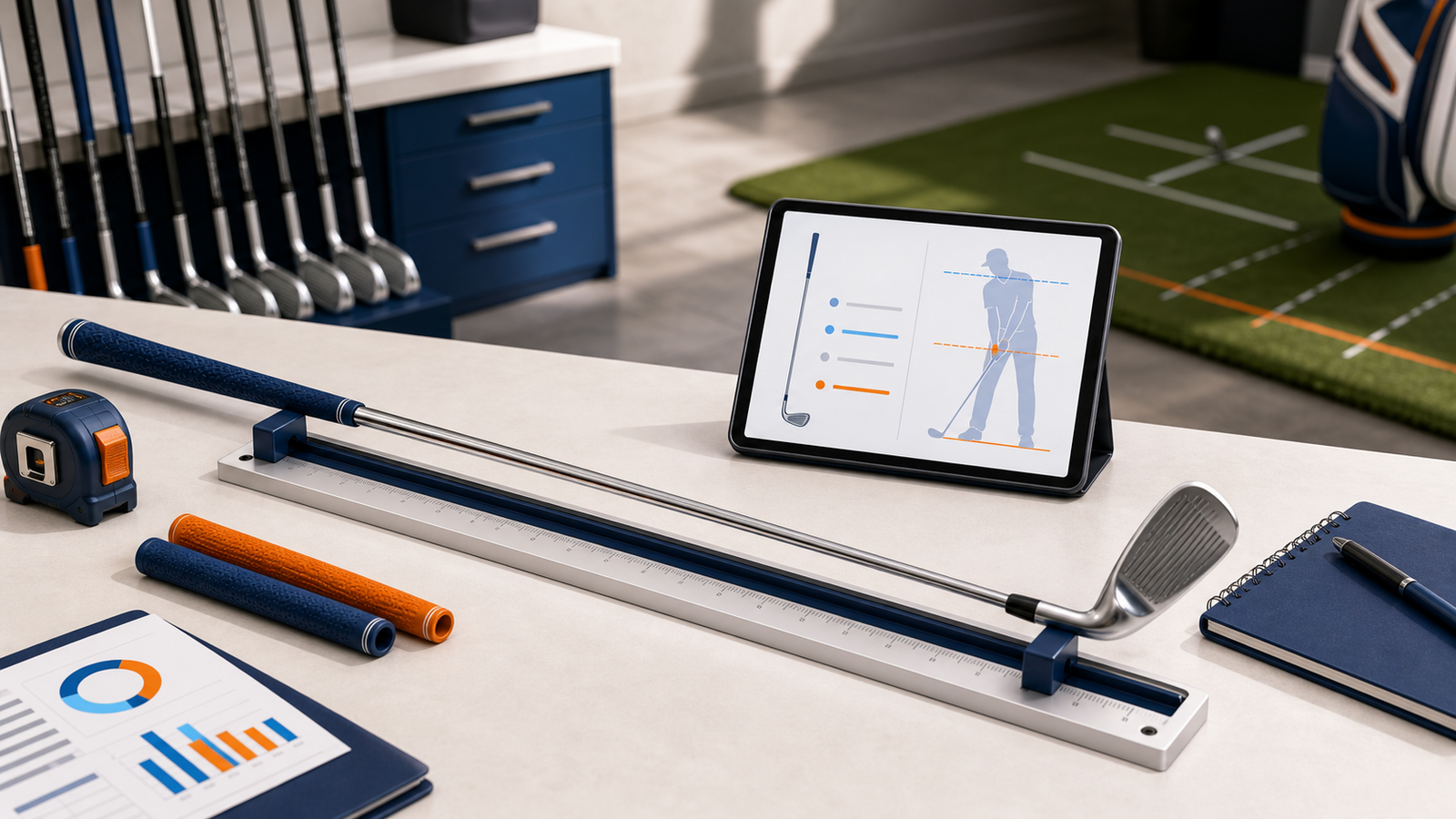 Illustration representing the Golf Club Length Calculator.