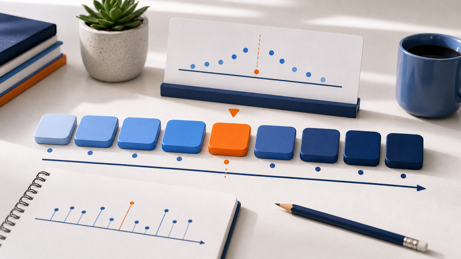 Illustration representing the Median Calculator.