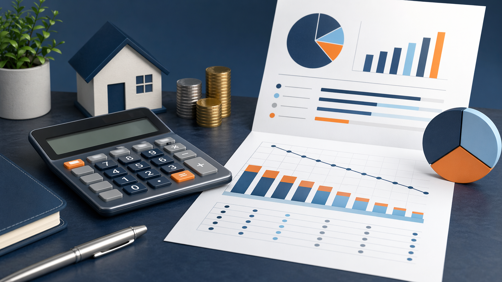 Illustration representing the MyUSFinance Loan Calculator.